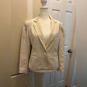 Cream Blazer Jacket